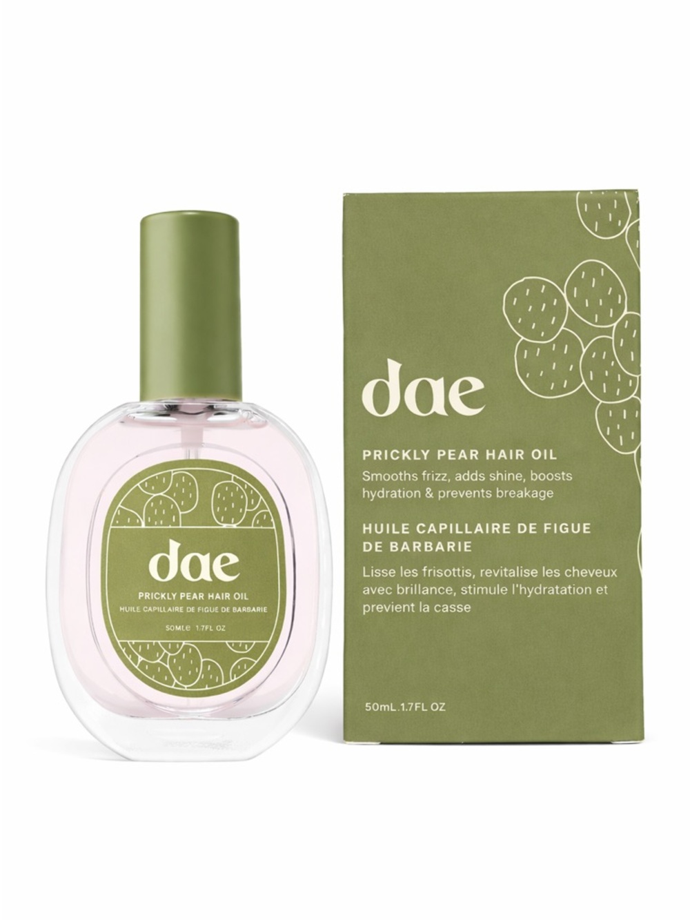 DAE Prickly Pear Hair Oil 1.7oz Frizz Control Shine Clean Beauty NEW Sealed